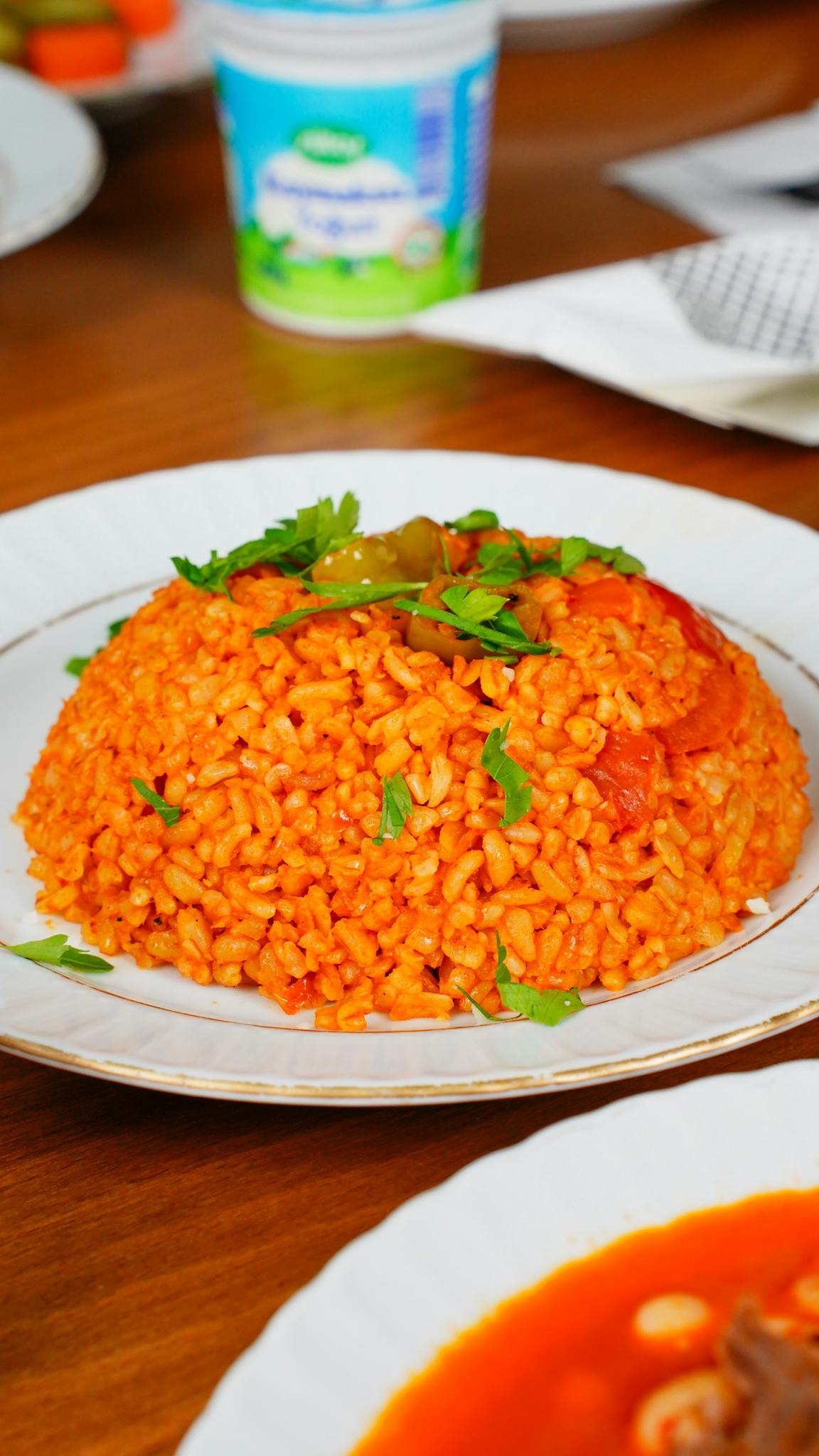 Senzeli bulgur pilavı